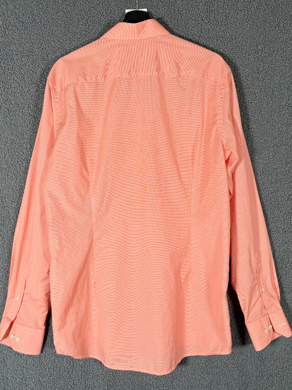 Eton Cotton Contemporary Button Up Long Sleeve Shirt - Men's Size 44/Neck 17.5 - Picture 3 of 9